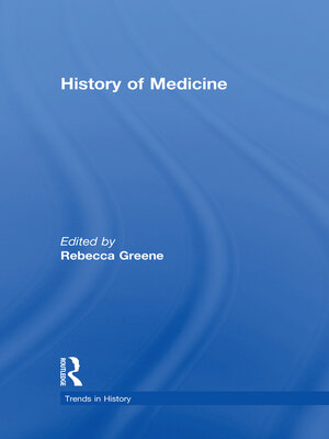 cover image of History of Medicine